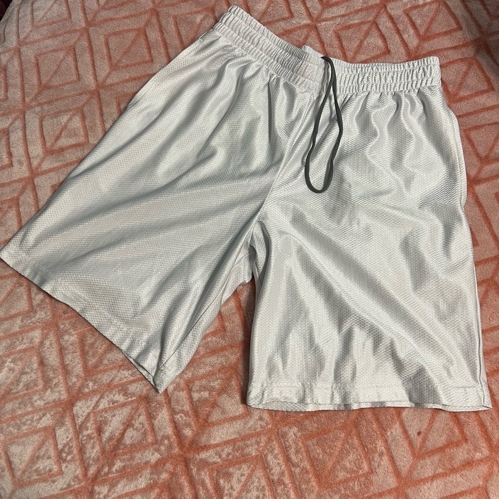 White Jersey shorts